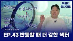 [위클리 인사이트] 메리트 크고 주가도 좋은 자리에 있는 종목들