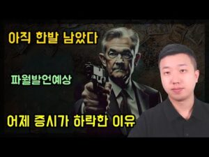 어제 증시가 하락한 이유, 일본과 미국의 입(ft.잭슨홀미팅)
