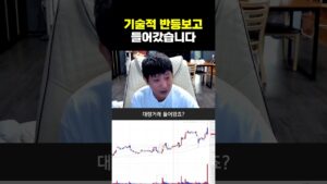 기술적 반등보고 들어갔습니다