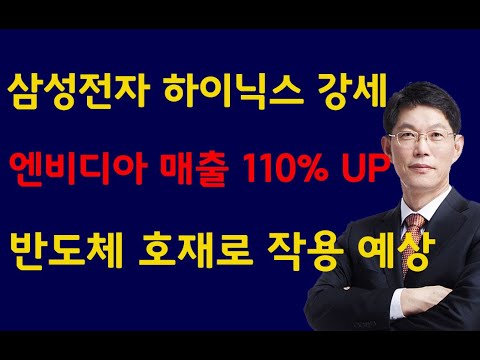 [주식]삼성전자 하이닉스 강세 엔비디아 매출 110% 증가 반도체 호재로 작용 예상(20240828수)주식 주식투자 주식강의 주식공부 주식초보 주식단타 주식고수 단타매매