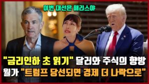 "금리인하 초 읽기" 달러와 주식의 향방 · 트럼프 당선되면 경제 더 나락간다 [방미의 경제파일]