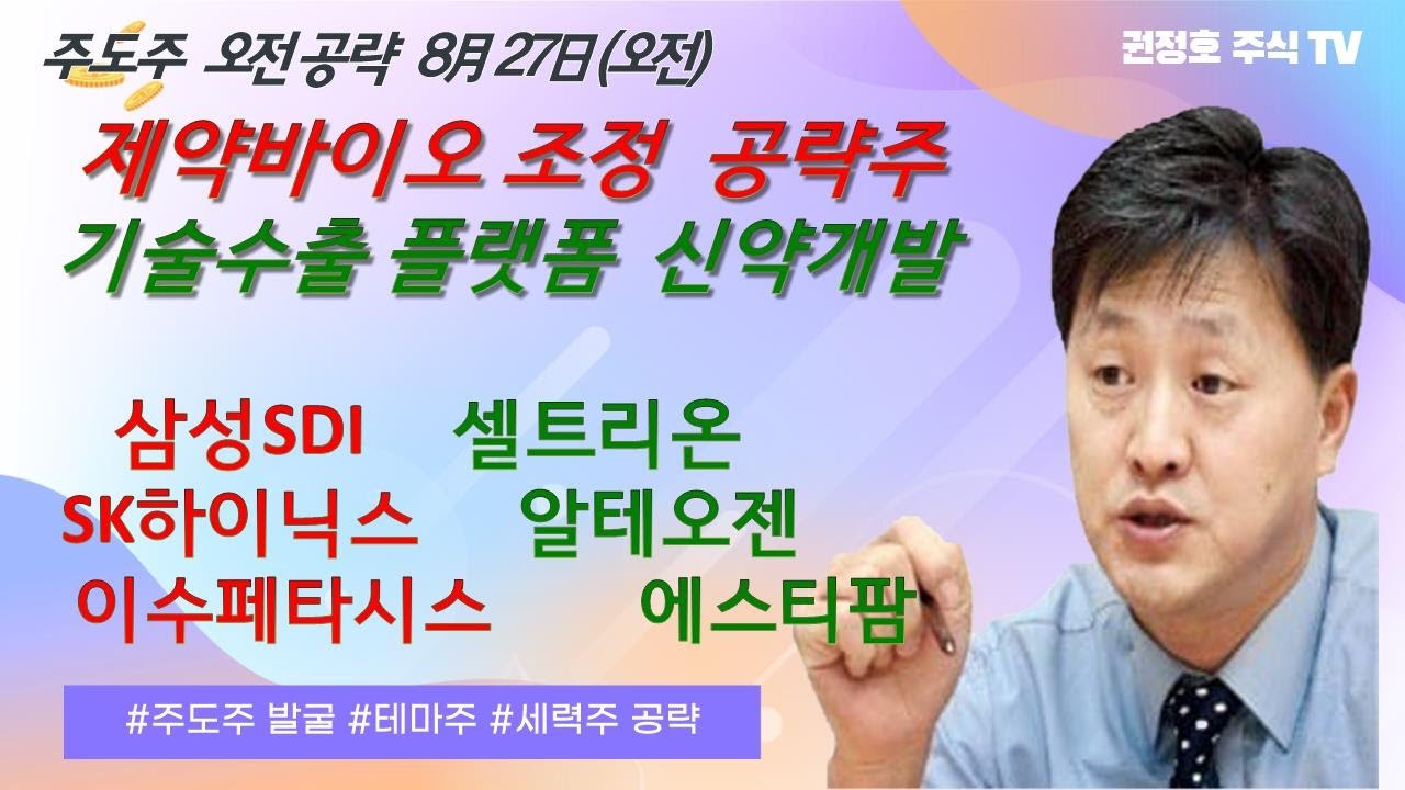 2차전지 반등 제약바이오 조정 공략주