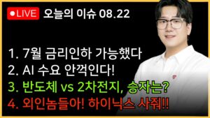 [아침시황] 미국 고용 왜이래?ㅣ130달러에 막힌 엔비디아ㅣ7월에도 금리인하 가능했다!? 24.08.22