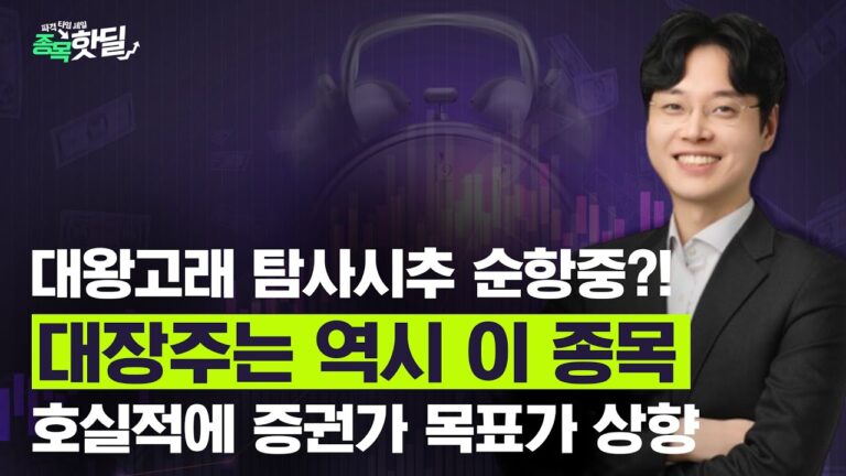 ❤️‍🔥 대왕고래 프로젝트는 순항중?! 호실적에 증권가 목표가 상향까지 역시 대장주는 이 종목!  #종목핫딜 #공대원