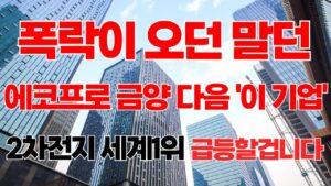 [상한가] 포스코홀딩스 말고 2차전지 대장주 '이 기업' 8월 세계 1위 됩니다![2차전지관련주, 에코프로비엠, 주식전망, 엘앤에프, 포스코홀딩스, 8월주식전망]