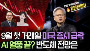 9월 첫 거래일 미국 증시 급락, AI 열풍 끝? 반도체 전망은