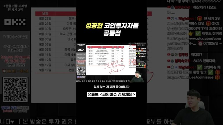 코인시장에서 성공한 이들의 1가지 공통점