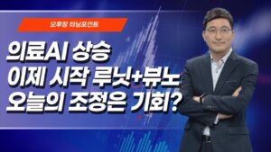 [오후장 터닝포인트] 의료AI 상승 이제 시작 루닛+뷰노 오늘의 조정은 기회?  / 머니투데이방송 (증시, 증권)