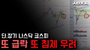 코스피 나스닥 급락. 반도체는 다음에 만나자