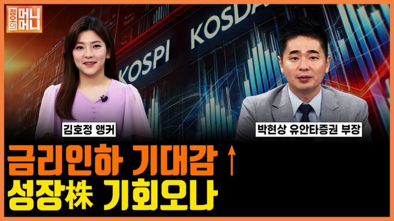 금리인하 기대감 상승 성장주 기회 오나ㅣ정오의 머니머니ㅣ한국경제TV