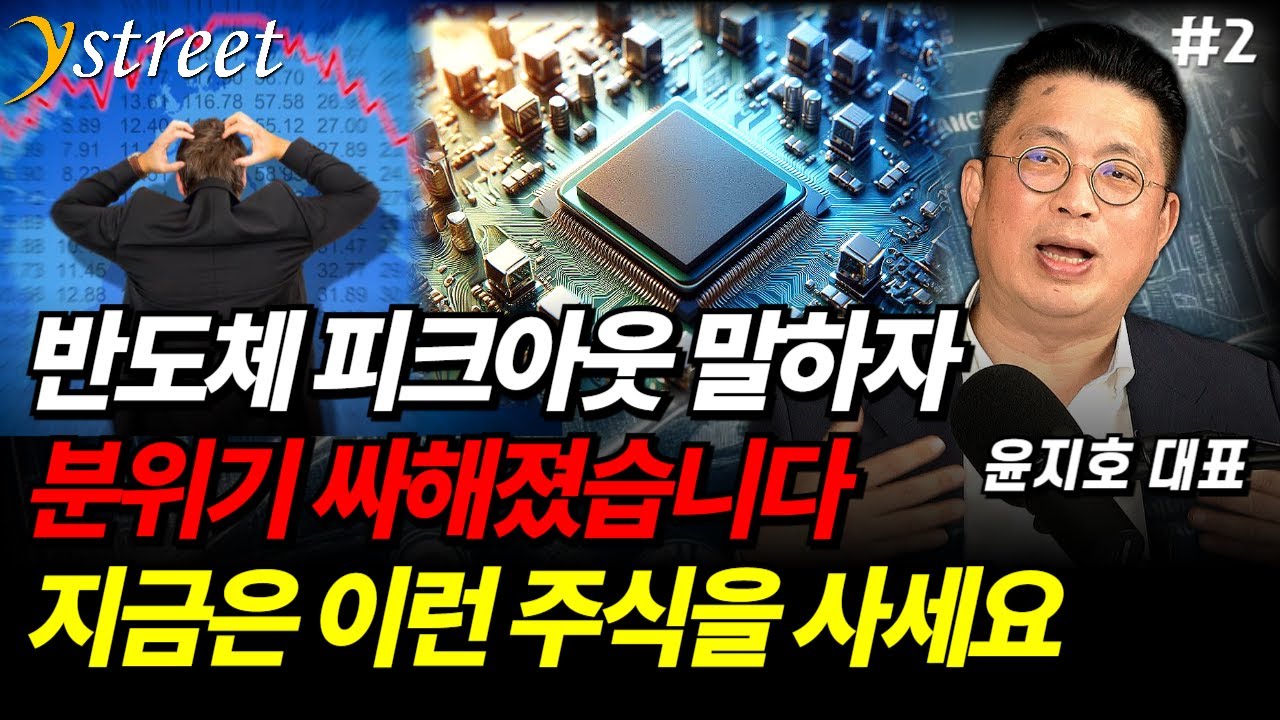 "반도체 정말 피크아웃?" 공포에 휩싸인 시장...이런 주식이 안전합니다 / 윤지호 대표 (2부)