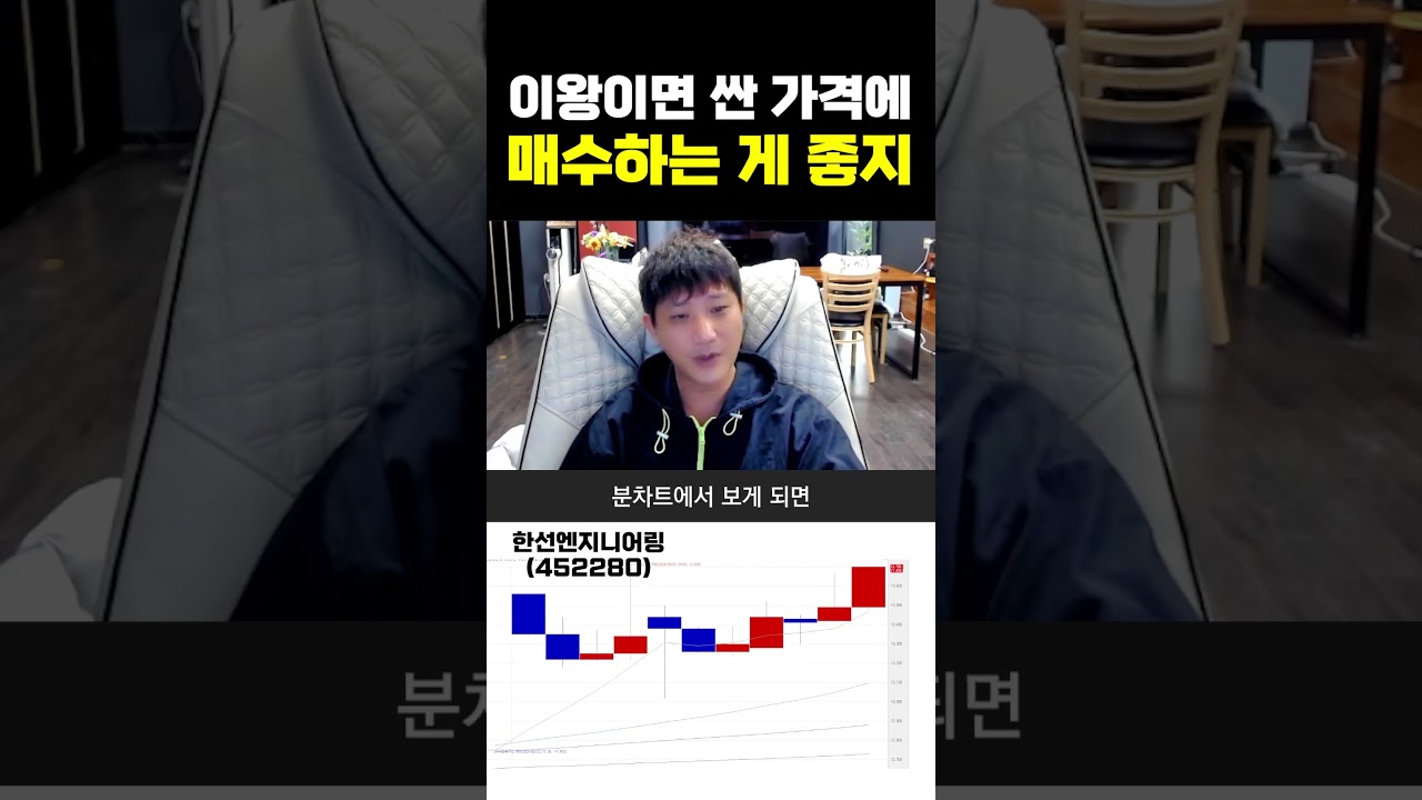 이왕이면 싼 가격에 매수하는 게 좋지