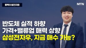 [종목의 발견자들] 반도체 실적 하향 가격+밸류업 매력 상향 삼성전자우, 지금 매수 가능? / 머니투데이방송 (증시, 증권)