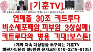 [주식투자]HLB(연매출 30조 키트루다비소세포폐암,피부암 3상실패!키트루다와 병용 기대!보스톤!)