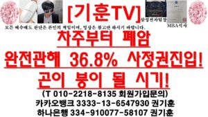 [주식투자]HLB(차주부터 폐암 완전관해 36.8% 사정권진입!/곤이 붕이 될 시기!)