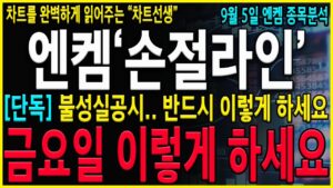 [엔켐 주가 전망] "긴급" 불성실공시.. -7% 하락 금요일 반드시 이렇게 대응하세요. 정확하게 대응하셔야 합니다! #엔켐#엔켐전망#엔켐주가