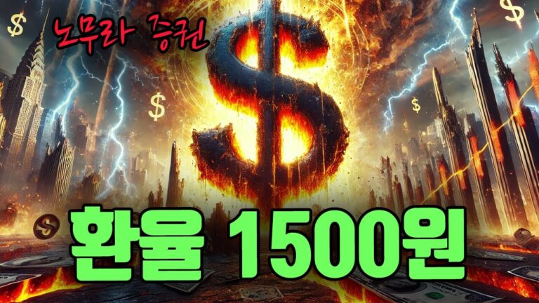 노무라의 경고 – 환율 1500원 간다