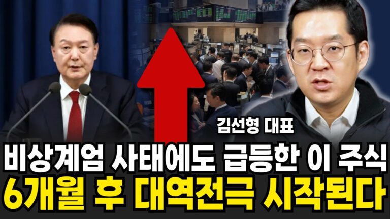 비상계엄 사태에도 외국인이 더 사 모은 주식 3가지 (김선형 대표 / 2부)