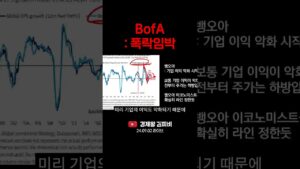 BofA: 폭락 임박 (주식, 경제, 재테크, 투자지식) #shorts