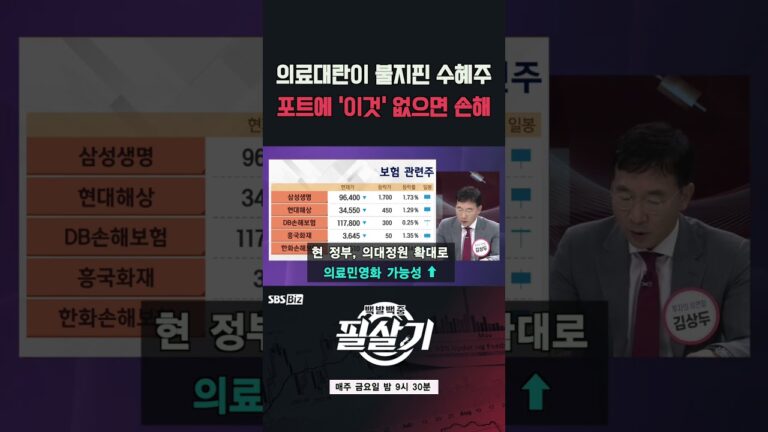 증시 방어주, 벨류업 정책 수혜 보험에서 추천하는 TOP5(20240906)