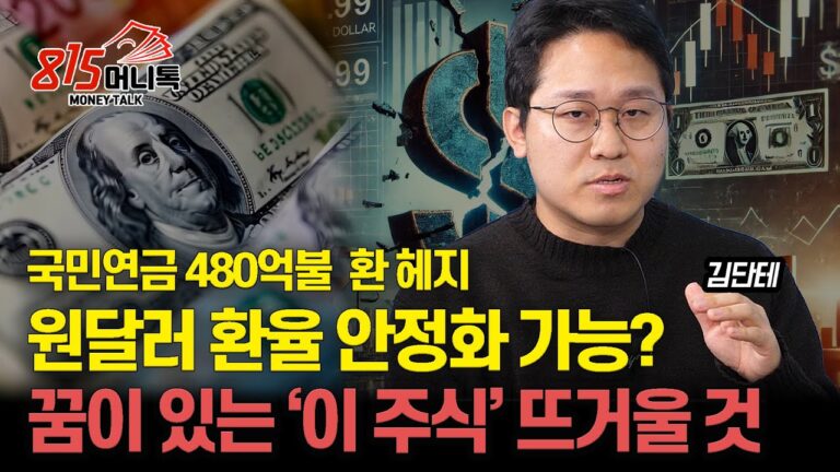 2025년 주가 급등이 기대되는 섹터는 “여기” / 국민연금의 대규모 환 헤지, 원달러 환율 안정 가능할까?  | 김단테 대표