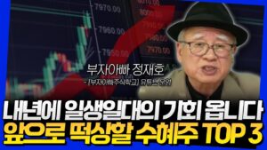 내년에 일생일대의 기회 옵니다! 앞으로 떡상할 수혜주 TOP 3 (부자아빠 정재호 2부)