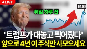 "4년 만에 돌아온 트럼프 대통령" 지금 미국에서는 이 주식들에 돈이 쏠리고 있습니다. (구해줘월부 주식상담)