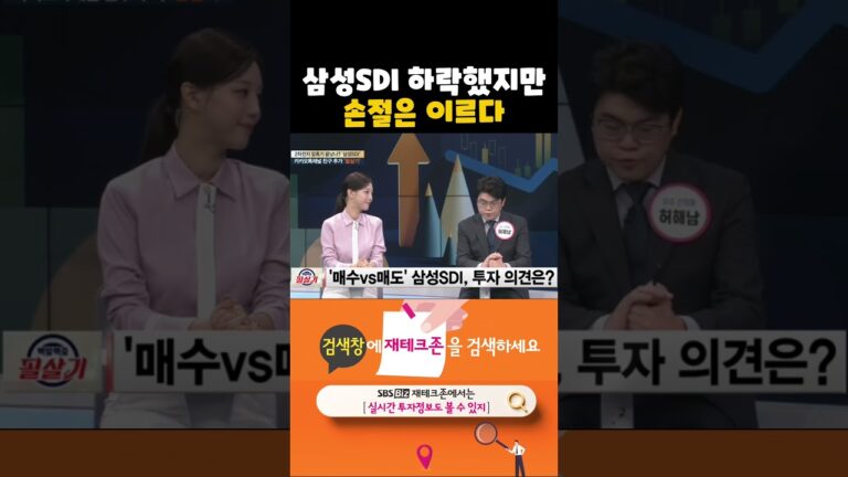 2차전지 주도하는 삼성SDI, 손절 보다는 추가 매수 타이밍 노리자(20240906)