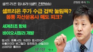[셀트권] 셀트리온 주가 수급 겁박 눌림목? 아니면?