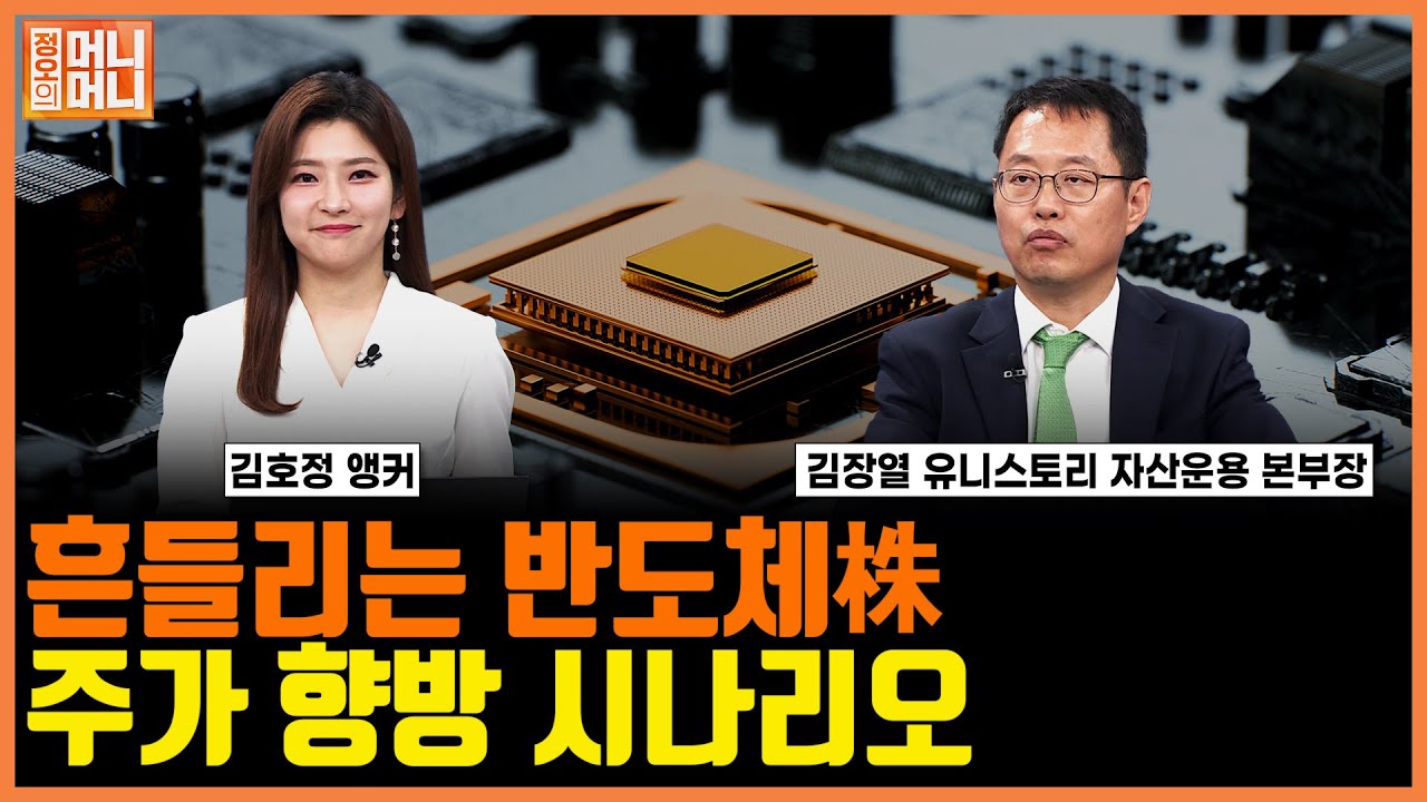 흔들리는 반도체주 주가 향방 시나리오ㅣ정오의 머니머니ㅣ한국경제TV