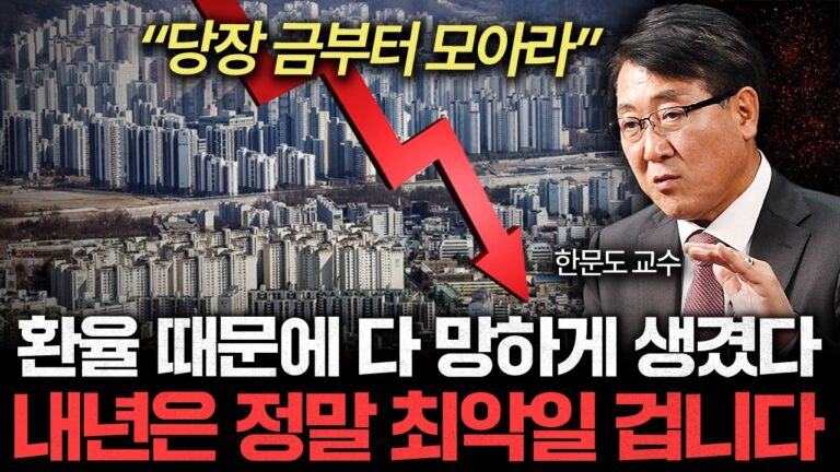 “환율 때문에 다 망하게 생겼다” 경험해보지 못한 위기가 찾아 올 겁니다 (한문도 교수 1부)
