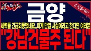 [금양주가전망] 다음주이렇게움직일겁니다.세력들긴급전략입수했습니다.이게만일사실이라고한다면 이대로하신다면 건물주됩니다#금양주가전망 #금양대응전략 #금양주식전망 #금양주가분석 #이차전지