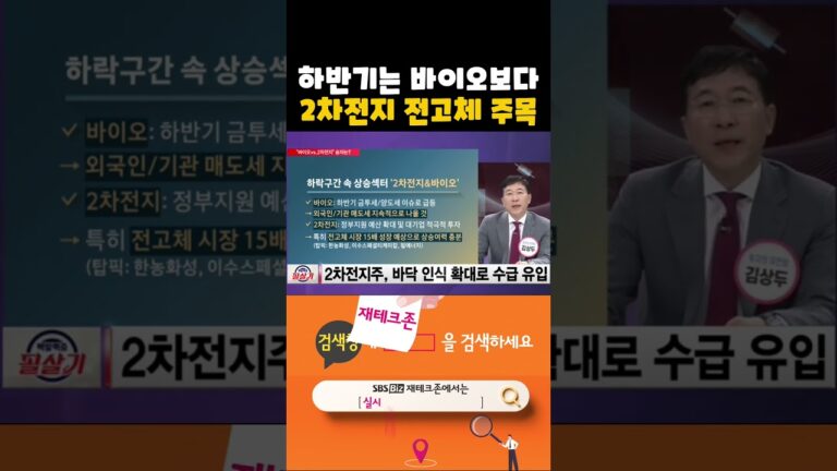 바이오 보다 2차전지 매수할 타이밍. 이수스페셜티케미칼·필에너지 추천(20240906)