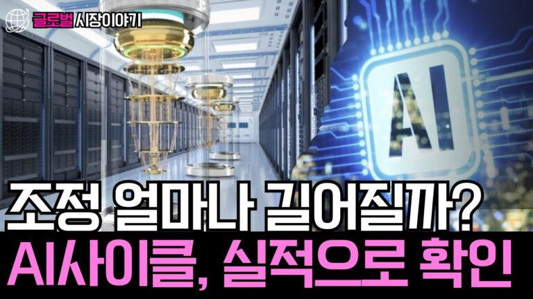 조정 얼마나 길어질까?, AI 사이클 실적으로 확인