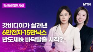 [MTN 당잠사] 갓비디아가 살려낸 6만전자·15만닉스 반도체株 바닥탈출 시작?/ 머니투데이방송 (증시, 증권)