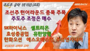 조선주 턴어라운드 25년 본격 성장 자료집 참조