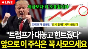 "복귀 하자마자 전쟁 선포한 트럼프" 지금 미국주식은 생각보다 위험합니다 이걸 알고 투자 하셔야 해요. (구해줘월부 주식상담)