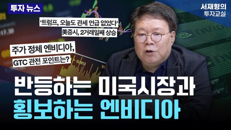 주가 정체 엔비디아, 실적 발표 전 점검 포인트 | 서재형의 투자교실