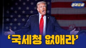 [경제잡썰] 세금을 아예 없애려는 트럼프 / 이제는 우리가 미국인 세금을 대신 내준다고?