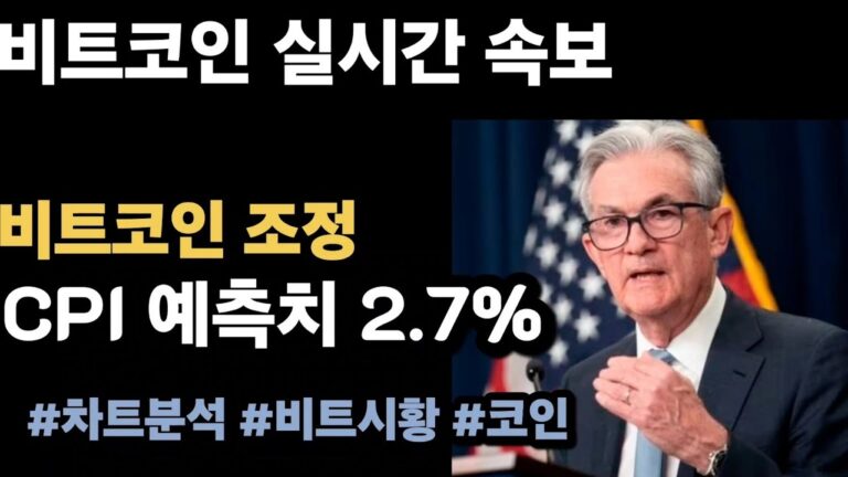 [실시간 LIVE] 비트코인 97K! /CPI 전 암호화폐 시장 #비트코인실시간 #이더리움 #리플 #솔라나 #도지코인