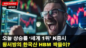 美 하락에도 韓증시 급등한 이유 3가지