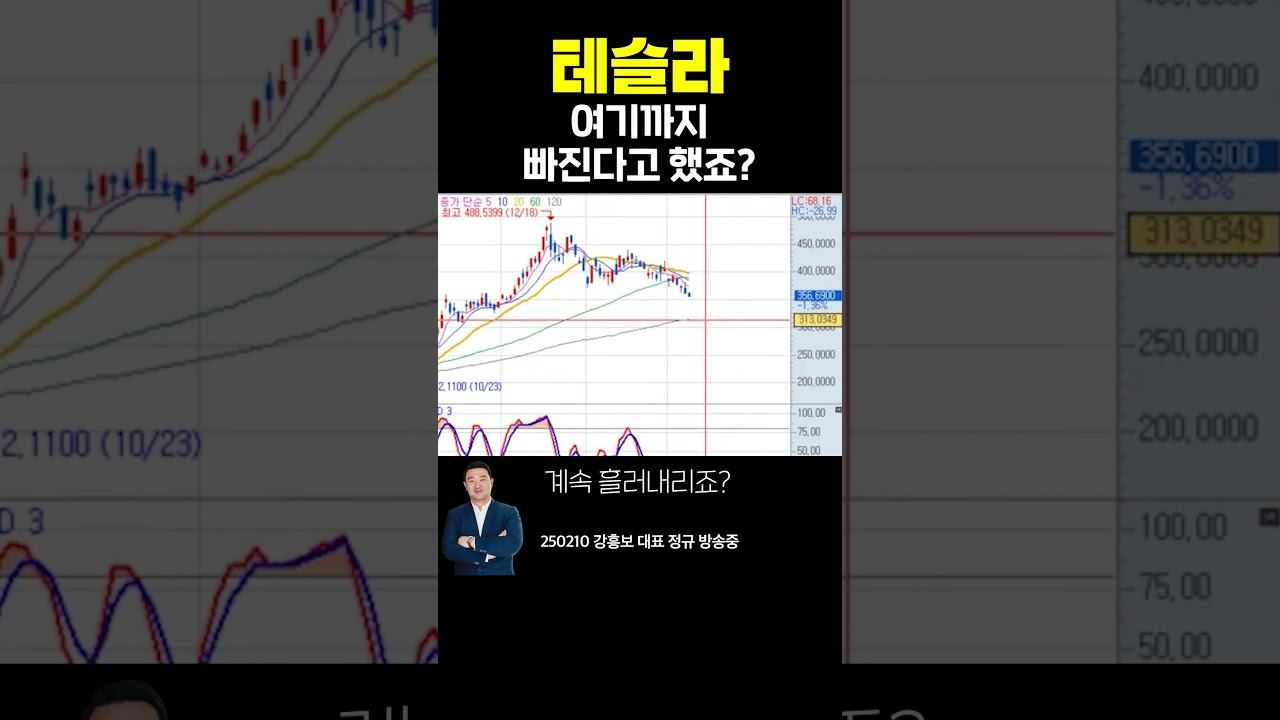 #테슬라 제가 여기까지 빠진다고 했죠? | 강흥보 대표