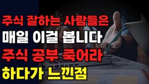 대왕개미 차트 기법 주식 잘하는 사람들은 매일 이걸 봅니다 단타 매매법 강의 영상