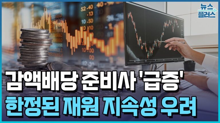 너도나도 감액배당…”과세 개편은 신중” [마켓딥다이브] / 한국경제TV뉴스