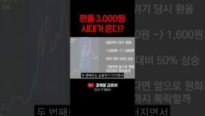 환율 3,000원 시대가 온다? #shorts