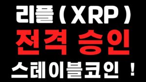 [리플코인] 전격승인 ! 스테이블코인 ! 이렇게 움직인다 ! (불독코인,비트코인,급등코인,코인단타)