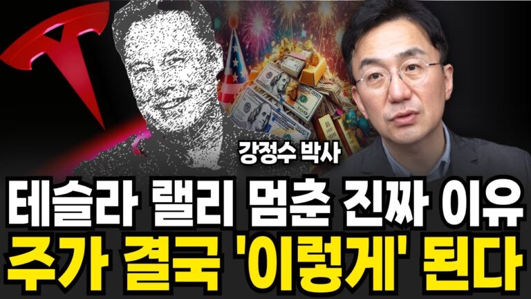 테슬라 랠리 멈춘 진짜 이유 주가는 결국 이렇게 된다 (강정수 박사 / 1부)