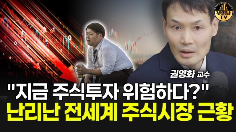 “지금 주식투자 위험하다?” 난리난 전세계 주식시장 근황 [권영화 교수 1부]