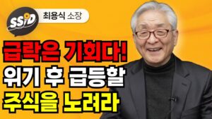 급락은 기회다! 위기 후 급등할 주식을 노려라 (최용식 소장)