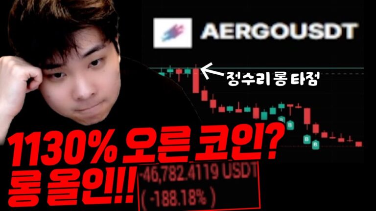 1130% 상승한 아르고 코인 롱 잡았습니다.. 아직 안 늦었겠죠?? I bought an altcoin that rose 1130%[SUB]